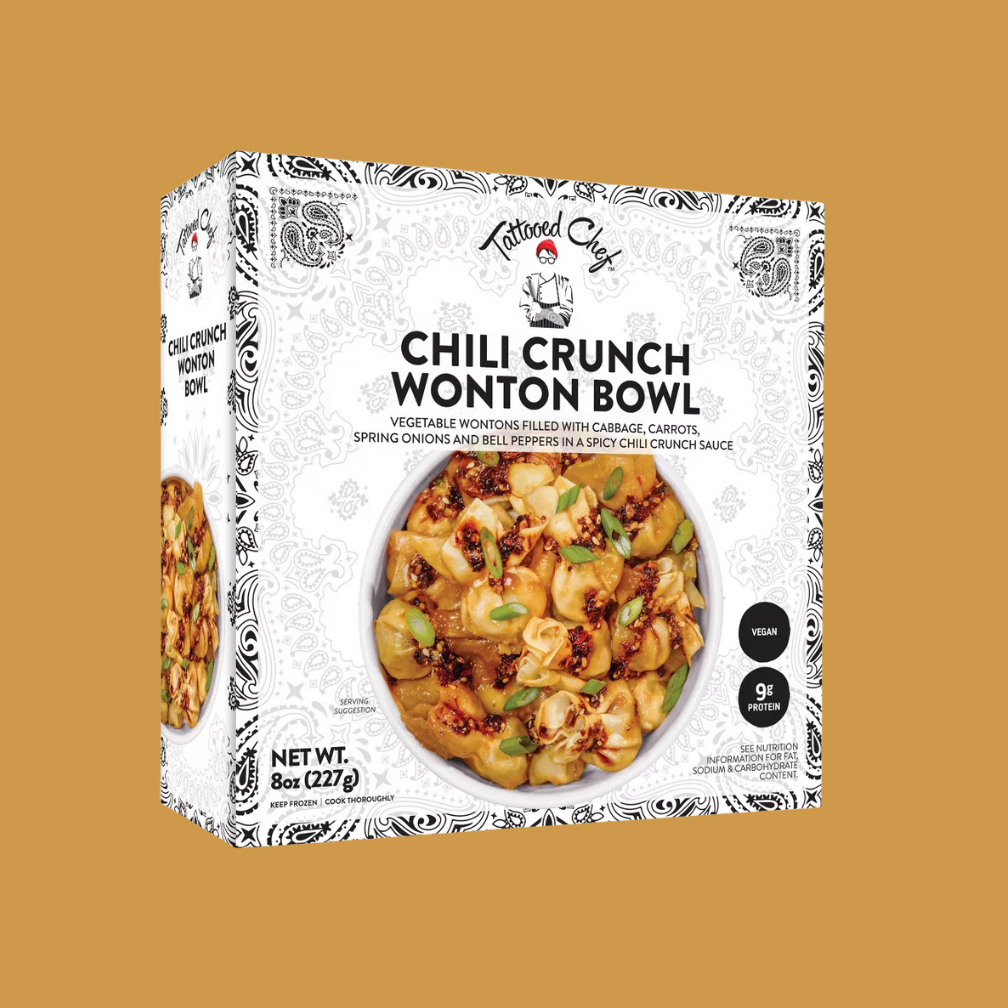 Tattooed Chef Chili Crunch Wonton Bowl